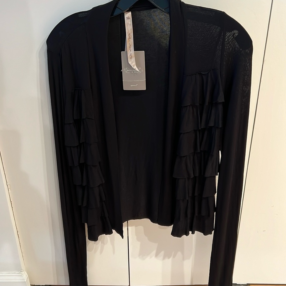 Bailey 44 XS black open cardigan